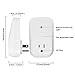 Ameky WiFi Timer Plug Remote Control Sockets Programmable Electrical Outlet Switch Smart Socket Controlled Via Android/iOS APP US Standard Smart Home Automation with 3 Modes, White