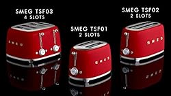 Smeg 50s Retro Line White 2-Slice Toaster