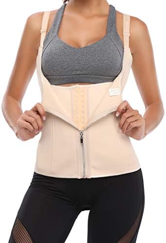 Free island Waist Trainer Corset Zipper for Weight Loss Tummy Control Sport Body Shaper