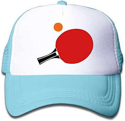 Aiw Wfdnn Table Tennis Racket Ball Adjustable Mesh Baseball Cap Kid's Trucker Hat Boys Girl