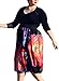 FARYSAYS Women's Pleated Half Sleeve High-Waisted Printed Casual Dress Plus Size