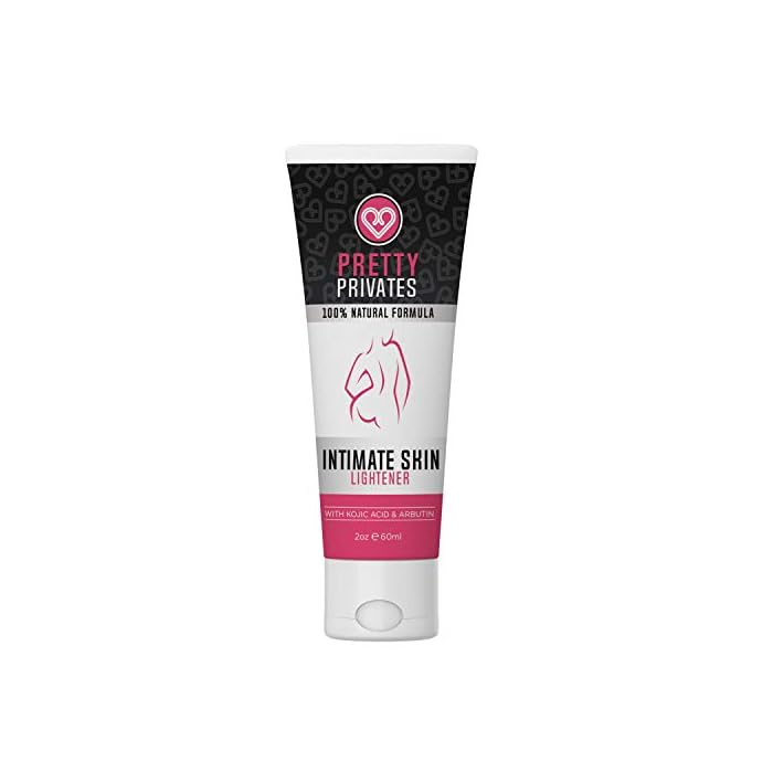 Intimate Skin Lightening Cream - Pretty Privates - Natural Whitening for Sensitive Areas Including Genitals, Underarms, Elbows, Knees and Inner Thighs