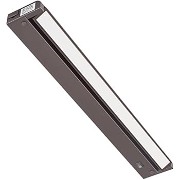GetInLight Swivel LED Under Cabinet Lighting Fixture, ETL Listed, Ultra Slim Design, Soft White 3000K, Bronze Finished, 16 Inch, IN-0108-4-BZ(2nd Generation)