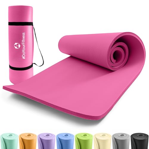 #DoYourFitness x World Fitness | Fitnessmatte "Jivan" | 183x61x2cm | Phthalatfrei & rutschfest | Gymnastikmatte ideal für Yoga, Pilates, Fitness, Outd