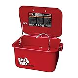 Torin Big Red Steel Cabinet Parts Washer with 110V Electric Pump, 3.5 Gallon Capacity