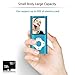 Lonve MP3 Player MP4 Player 16GB Portable Media Music Player with FM Radio Voice Recorder Supporting MP3 WMA WAV Blue