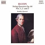 Disco de Franz Joseph Haydn: «Haydn: String Quartets Op. 64, Nos. 1, 2 and 3» (Anverso)