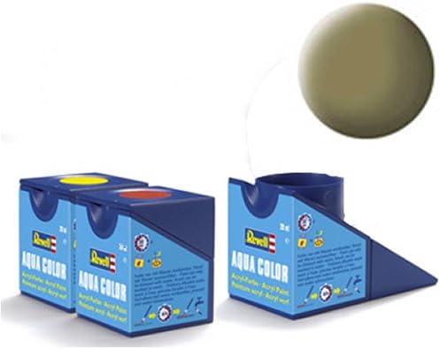 Revell Acrylics - 18ml - Squa Olive Yellow Matt - 36142