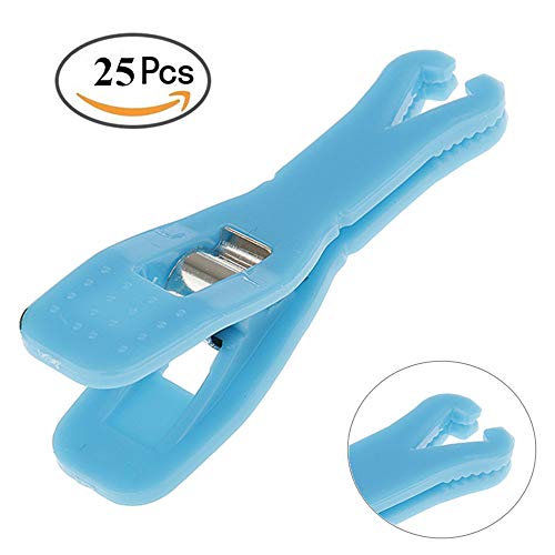 Body Piercing Clamps Tool - Yuelong 25PCS Disposable Triangle Body Piercing Needle Slot Forcep Clamp Piercing Clip Septum Ear Nose Lip Navel Tattoo Piercing Supplies(Triangle)