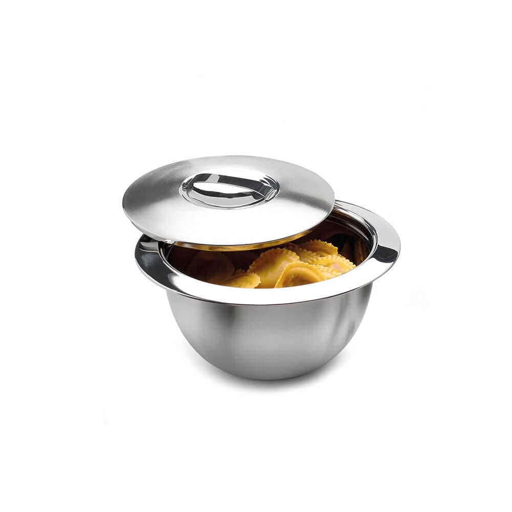 Weis Thermo Bowl Double Walled with Insert, Stainless Steel, Silver, 20 x 20 x 12 cm