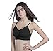 SUEKAPHIN 2PACK Nursing Bra Wireless Bra Women s Sleeping Maternity Bra Breastfeeding Bra Black Gray 2pcs Pack Medium Black gray