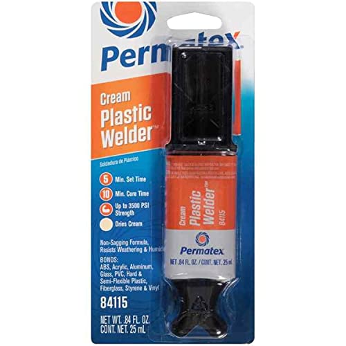 Permatex 84115 5minute Plastic Weld Adhesive, 0.84 oz.,Black Pricepulse