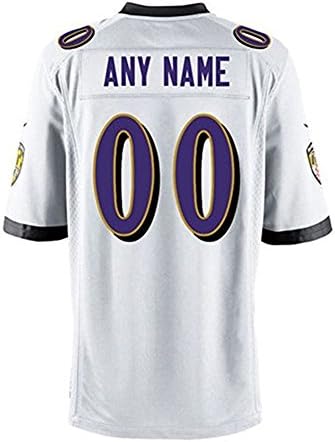 YIZI Custom Mens White Football Jersey Personalized Jerseys