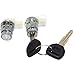 Door Lock Cylinder for INTEGRA 87-93 / CIVIC DEL SOL 93-97 Set of 2 Chrome w/Keys Door-Mounted