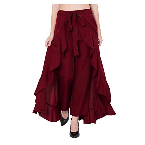 SBJ COLLECTIONS Girls Maxi Overlay Pant Skirt