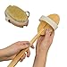 Dry Skin Bath Set - Dry Brush, Sponge, Exfoliating Loofah Back Scrubber and Glove - This Exfoliating Bath Set Improves Skin Health and Cellulite, Removes Dead Skin and Stimulates Blood Circulation