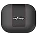 myCharge PowerGear Sound Protective Portable Charging Case for Wireless Earbuds Headphones | Custom Tray Compatible with Powerbeats & Removable for Other Brands | 1400 mAh / 1A Output