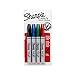 SHARPIE 1810701 Brush Tip Permanent Marker, Assorted Colors, 4-Pack