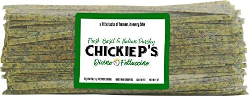 Chickie P's - Fresh Gluten Free Chickpea Pasta with Basil &amp; Italian Parsley - 9 ounces