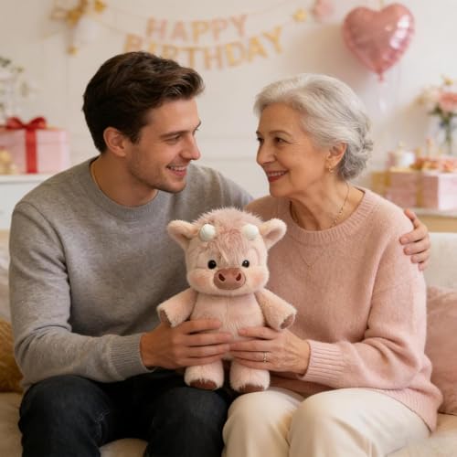 Genérico 2026 Nuevo Peluche Que Corre, 45cm/60cm Peluche de Vaquita Que Corre, Ovejas Peluches Dibujos Juguetes Muñeca Animal Regalo para Niñas Y Niños (A,45cm)