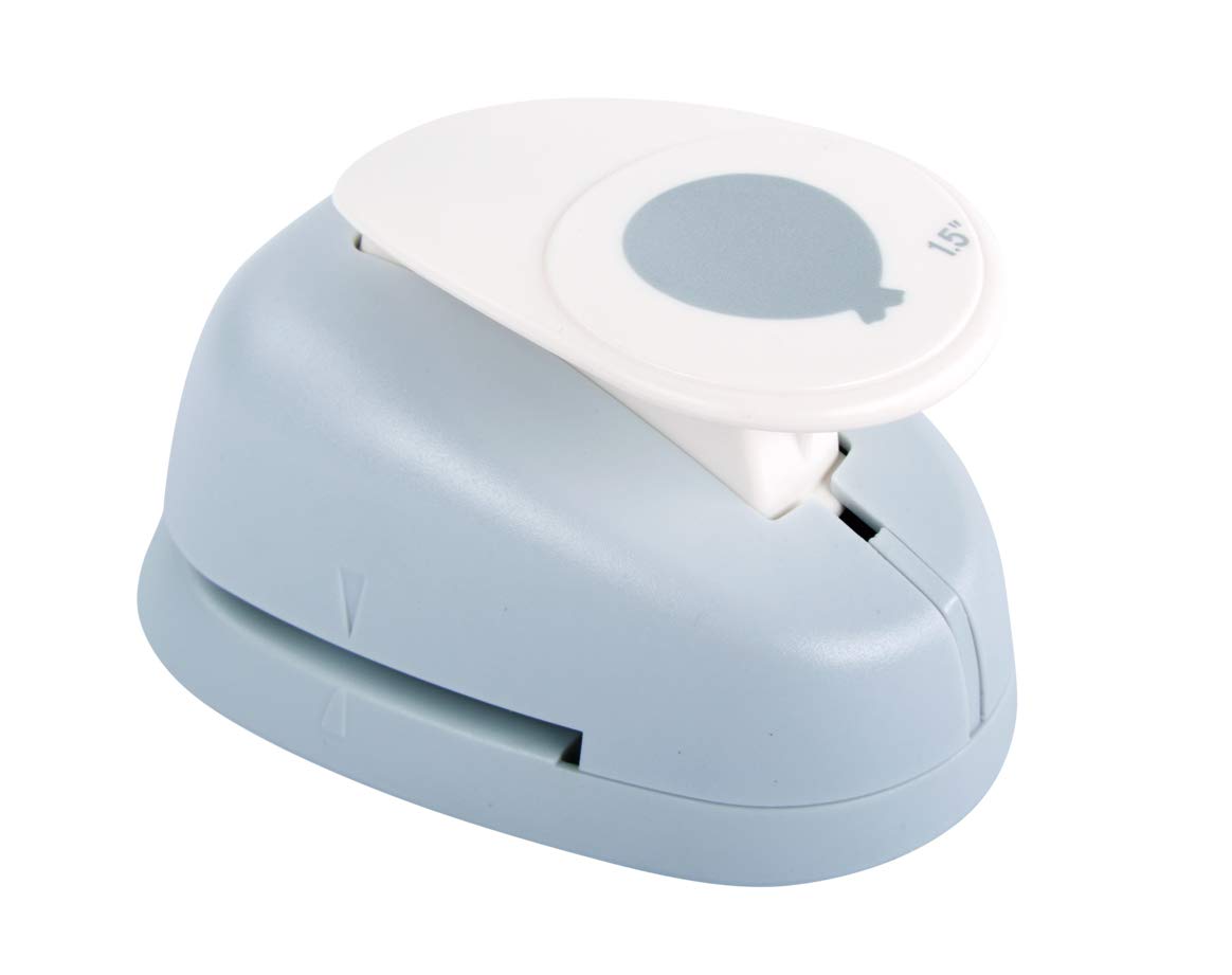 Rayher Paper Craft Punch with Balloon Design, Lever Punch for Card Making and Scrapbooking, 3.81cm, 1 1/2", 69200000