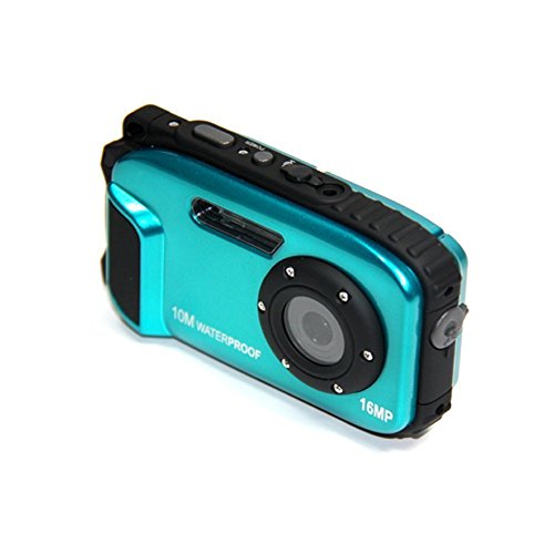 PowerLead-BP88-Camera-Waterproof-Digital-Video-Camera-27-TFT-Screen-5mp-Underwater-9-Mega-8x-Zoom-Digital-Camera-Blue