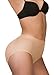 8 Of Hearts Women's Shaper Brief Panty with Silicone Pads Padded Panties Beige