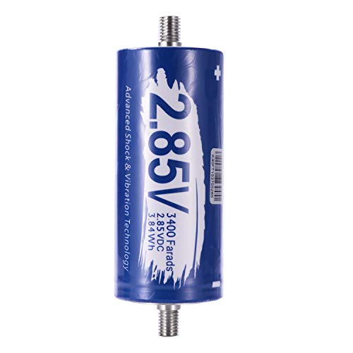 Maxwell DuraBlue car Audio Super Capacitor 2.85V 3400F Graphene Battery Hybrid car Battery Solar Power System (2.85V 3400F×6pcs)
