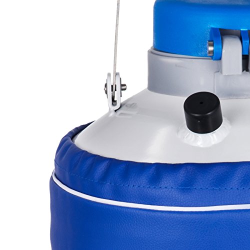 BestEquip Liquid Nitrogen Container 6L Liquid Nitrogen Storage Tank Static Cryogenic Container with 6 Canisters