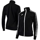 Umbro Women's Track Jacket 2.0 (Black/White, Large)