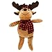 Bundle: 6 Items - 9 Plush Christmas Friends. Reindeer, Santa, Snowmen,Bear, Monkeys, and Penguins