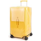 Klmsscxy Luggage Cover Suitcase Cover Protector Luggage Protector Suitcase Cover Clear Trunk Luggage Covers for Suitcase (Transparent, 32inch)