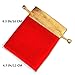 KIPETTO Velvet Drawstring Bags for Christmas 25Pcs Velvet Drawstring Gift Bags Jewelry Pouches for Candy Christmas Wedding Favors, 4.7