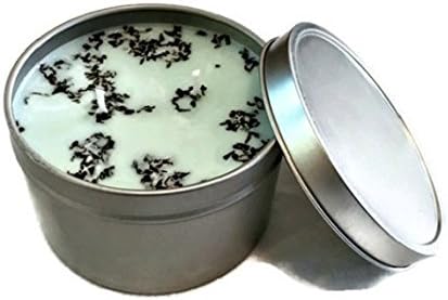 Wicked Calm Candles Eucalyptus Soy Candle (Blue, 8 oz, Set of 1)