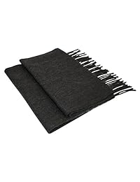 Geoffrey Beene - Bufanda para hombre, diseño de cachemira, talla única, Gris (Solid Grey)