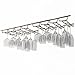 Wallniture Pinot Wine Glass Holder Under Cabinet Organization and Storage for Kitchen Decor, 17
