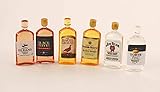 Little Drink Wine Wisky Bottles 6pcs 1:12 Dollhouse Miniature Cute
