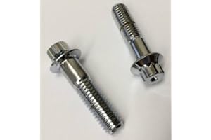 10 M8-1.25 x 32mm 12 Point Flange Bolts for 3 Piece Wheels
