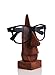 Spectacle Holder Hand Carved Rosewood Nose-Shaped Eyeglass Dispaly Stand
