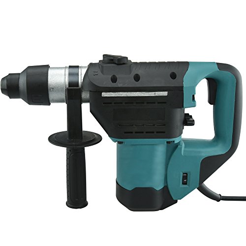 Hiltex 10513 1-1/2 Inch SDS Rotary Hammer Drill | Includes Demolition Bits, Flat and Point Chisels