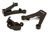 Integy Hobby RC Model OBM-1306BLACK CNC Machined Alloy Front Shock Tower for Axial 1/10 SCX10 II