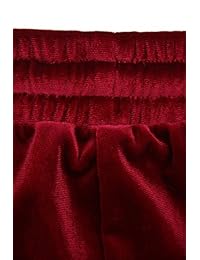 VamJump - Conjunto de chándal de dos piezas para mujer, de terciopelo, con hombros descubiertos