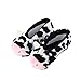 GLENMEARL Slipper Socks for Women, 2 Pair Slipper Socks with Grips for Woman, Non Slip Soft Sole Winter Bedroom Cozy Sock Indoor Home Slippers (Cow 7.5-9.5, Adult, Women, 7.5, Numeric Range, US Footwear Size System, 9.5, Medium)