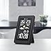 DIGOO DG-TH11300 Wireless In&Outdoor Hygrometer Thermometer Color Weather Staion, 3 Channels outdoor sensor, Wide Visual Angle With Forecast Sensor,Dual Alarm Clock Setting