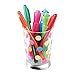 InterDesign Glee Bath, Tumbler Cup for Bathroom Vanity Countertops - Clear