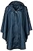 QZUnique Women's Waterproof Packable Rain Jacket Batwing-sleeved Poncho Raincoat,Blue,Onesize