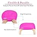 Aegend Swim Caps for Long Hair, Durable Silicone Swimming Caps for Women Men Adults Youths, Easy to Put On and Off, Waterproof Swim Hats Bathing Caps to Keep Hair Dry, 2 Pack, Blue Pink