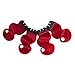 Peruvian Body Wave Omber Hair Bundles 4pcs 1b/Red Human Hair Weft 50g/Pcs Remy Human Virgin Hair Body Wave (1b/Red)