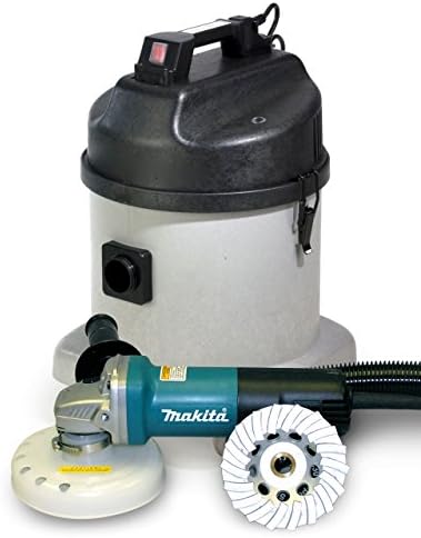 Dustless Makita 4 ½" Concrete Grinding System With Vacuum