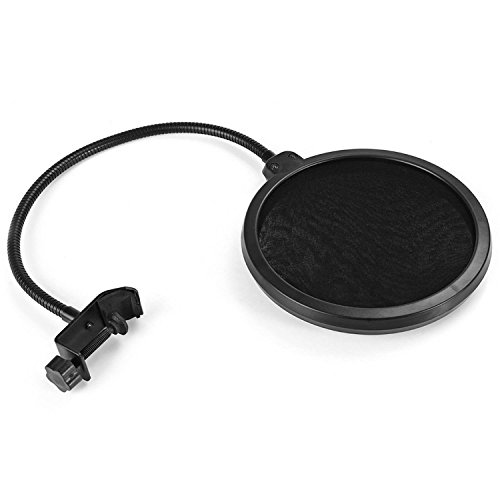 Gb-tech pop filter studio microphone mic wind screen pop filter s…